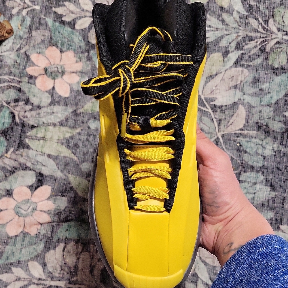 adidas Originals Yellow and Black Crazy 1 Kobe "Sunshine" Sneakers